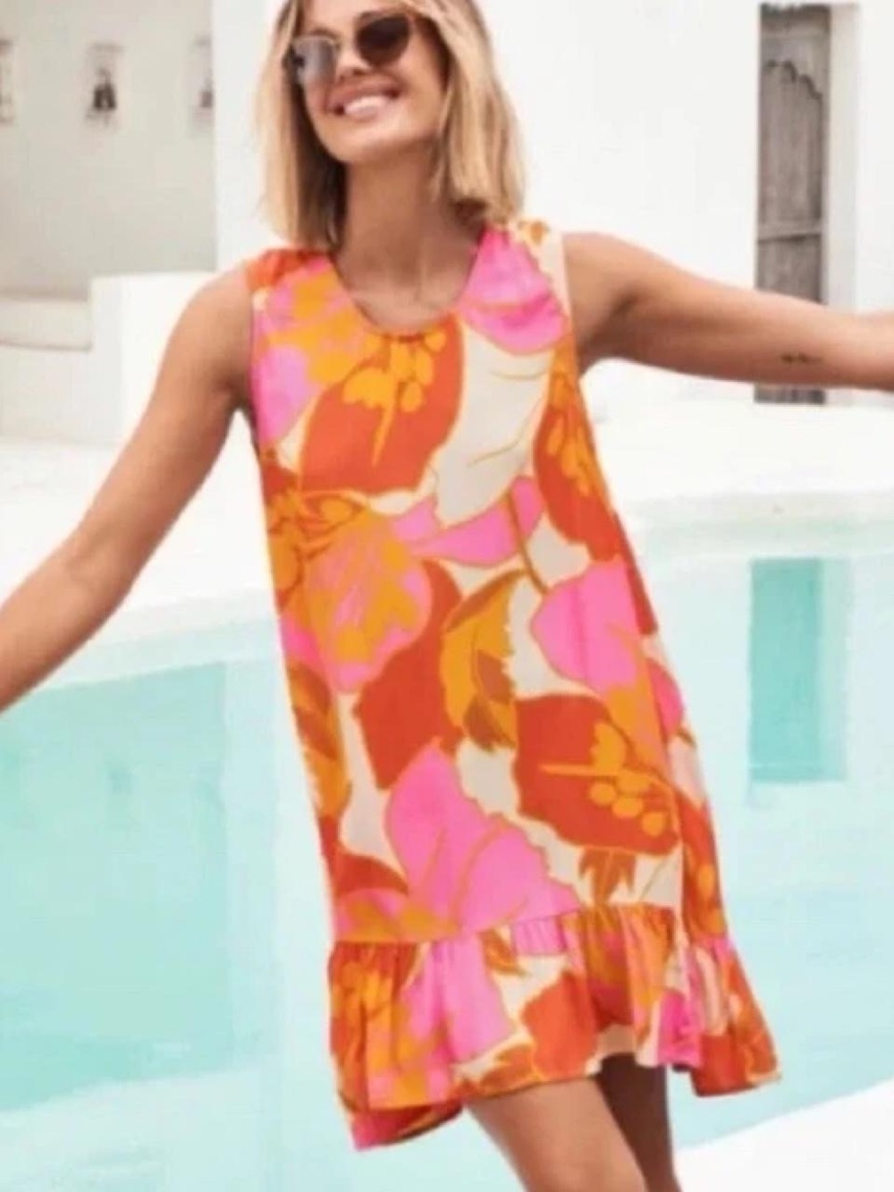 Mister Zimi floral print mini dress US 4